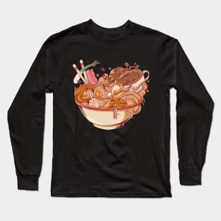 Ramen and Coffee Long Sleeve T-Shirt